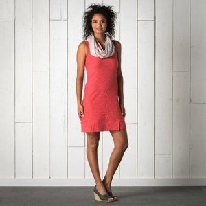 NWT Womens Size Medium Toad & Co Dark Pink Samba Wave Tetured Tank Mini Dress